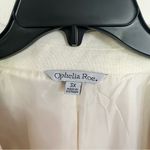Ophelia Roe Women’s  Single‎ Button Cream Colored Blazer Size 3XL Photo 3