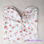 New! Beth Richards GIA top floral print, size S Red Photo 1