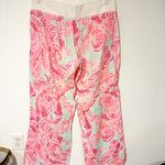 Lilly Pulitzer  Women Size XL Pink The Beach Pant Linen Wide Leg Drawstring Photo 5