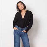 Good American  Utility Wrap Bodysuit‎ size 1 Small Photo 1