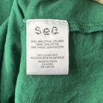 Sea NY Vesna Embroidered Cotton Linen Slip Midi Dress Green Size 2 Photo 7