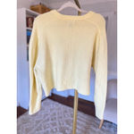 Universal Threads Universal Thread Cropped Knit Sweater Butter Yellow Thick Cozy Minimalist M Photo 2