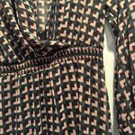Chic Geometric Patterned Dress Black Photo 1