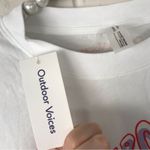 Outdoor Voices NWT Limited Edition Exercise Your Rights White Tee Size M Photo 4