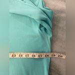Karen Scott  Size LP Aquamarine 3/4 Sleeve Henley Top Cotton Stretch Silver Photo 9