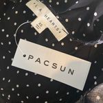 LA Hearts L.A. Hearts Pac Sun Women's Teen Girl Size XS Black and White Polka Dots Dress Photo 7