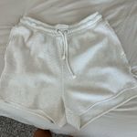 Aerie cream waffle shorts Photo 1