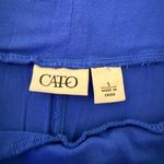 Cato EUC Royal Blue High-Rise Wide Leg Pull-On Pants Photo 5