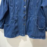 Coldwater Creek Vintage 90s  Denim Jacket Chore Barn Jacket Women Size 3XL Heavy Photo 2