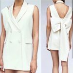 ZARA  Short waistcoat dress with lapel collar with voluminous back bow  NEW Photo 7