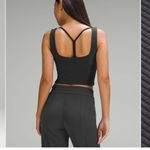 Lululemon Ribbed Softstreme Sweetheart Tank Top Black size medium Photo 2