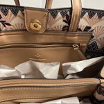 Nanette Lepore  Women’s Tan Triple Section Organized Tote Bag Dual Shoulder Strap Photo 9