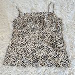 EXPRESS Women’s Animal Print in BROWN & BLACK Square Neck Cami size Medium Photo 1