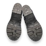 Time And Tru Womens Snakeskin Ankle Boots Moto Combat Biker Chunky Heeled Size 7 Photo 6