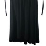 Kate & Mallory Off the Shoulder Black Tie Sleeve Midi Dress size Small Photo 9