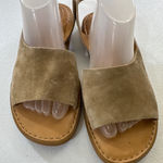 Born Suede Slingback Sandals Tan Comfort Casual Women Size 8 Photo 0