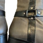 Matisse Daniel Gray Leather Zip Up Knee High Harness Boots, Sz 8 Photo 15