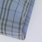 Burberry  Blue Tartan Nylon Tote Photo 7