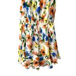 All in Favor  Romper Floral Adjustable Tie Elastic Waist Multicolor W Small NWT Photo 2