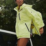 Free People Movement Peek to Peek Popover Rain Jacket Anorak Yellow Sz S Hiking Photo 4