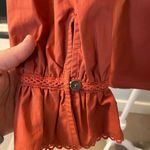 Lost + Wander  canyon clay top in terra cotta. Relaxed fit, low cut collar medium Photo 5