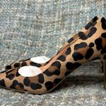 Rupert Sanderson New Nada Leather Stiletto Heels in Leopard Pony Size 6 Photo 2