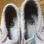 Vans Slip-On Lavender Suede Shearling Lined Photo 4