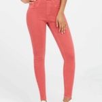 Spanx Jean-ish Ankle Leggings In Island Red Size M Photo 8