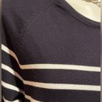 Grace Black & White Stripes Long Sleeves Perfect Fit Sweater SZ M In Good Cond Size M Photo 2