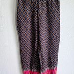 Anthropologie  Greta Smocked Balloon-Leg Pants Sz 4 Photo 2