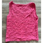 Toad & Co  Samba Wave Tank Top Women's Blouse 100% Cotton Tencel Orange Pink Medium Photo 3