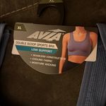 Avia  Women's Light Blue Double Scoop -Low Support Sports Bra Photo 5