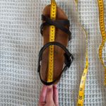 Papillio Birkenstock Womens Black Leather Sandals 9 Strappy Summer Wedge Shoes Photo 10