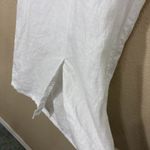 Quince  Womens 100% European Linen Scoop Neck Midi Dress White Basic Sleeved XS Photo 6