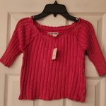 Free People We the Free Strange Love Hot Pink Women’s Sweater Size Small Photo 1