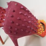 Steve Madden Testy Pointed Yellow Orange Purple Ombre Spiked 6.5 Photo 8