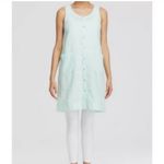 Eileen Fisher NEW  100% Organic Linen‎ Dress Aurora Button Front Pockets Sz  L Photo 1
