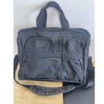 Tumi Alpha Expandalble Briefcase Black Canvas Laptop Bag 17" 2624D3 Photo 10