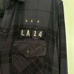 Rails  Pepper Onyx Flannel shirt LA14 Chevron Military Button Down Charcoal XS Photo 4