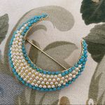 Vintage R.S.K Brooch White Photo 2