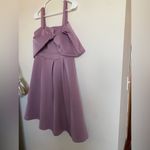 ASOS Maternity Bow Mini Dress in Soft Lavender size 8 NWT Photo 1
