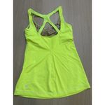 Lululemon Optimal Tank Size 6 Neon Greenish Yellow Built In Bra 1337 Photo 5