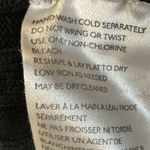 Free People  FP Beach Ribbed Midi Sweater Skirt Cotton Linen Black Veda Small Photo 6