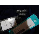 City Chic NWT  Stitch Fix Womens Navy Blue Easy‎ Crop Pants Medium Photo 3