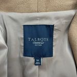 Talbots  Wool Cashmere Blend Hidden Button Car Coat Dark Camel Size 14P Photo 9