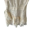 Veronica Beard Mahita Silk Cotton Organza Mini Dress Ecru Size 10 NWT Photo 7