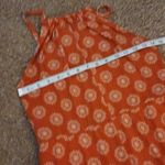 Forever 21  Coral Floral Halter Jumpsuit Size Large Photo 8