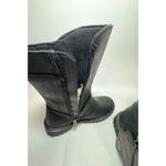 Harley davidson Motorcycle BOOTS womens black leather 6 zip pull slip ankle 8" Photo 15