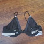 PINK - Victoria's Secret Victoria's Secret Black Mesh Silver Trim Chic Feminine Retro Y2K Bra Size 36C Photo 2