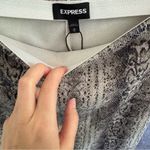 EXPRESS  New Snakeskin Print Leather Pencil Skirt Size Medium Photo 5